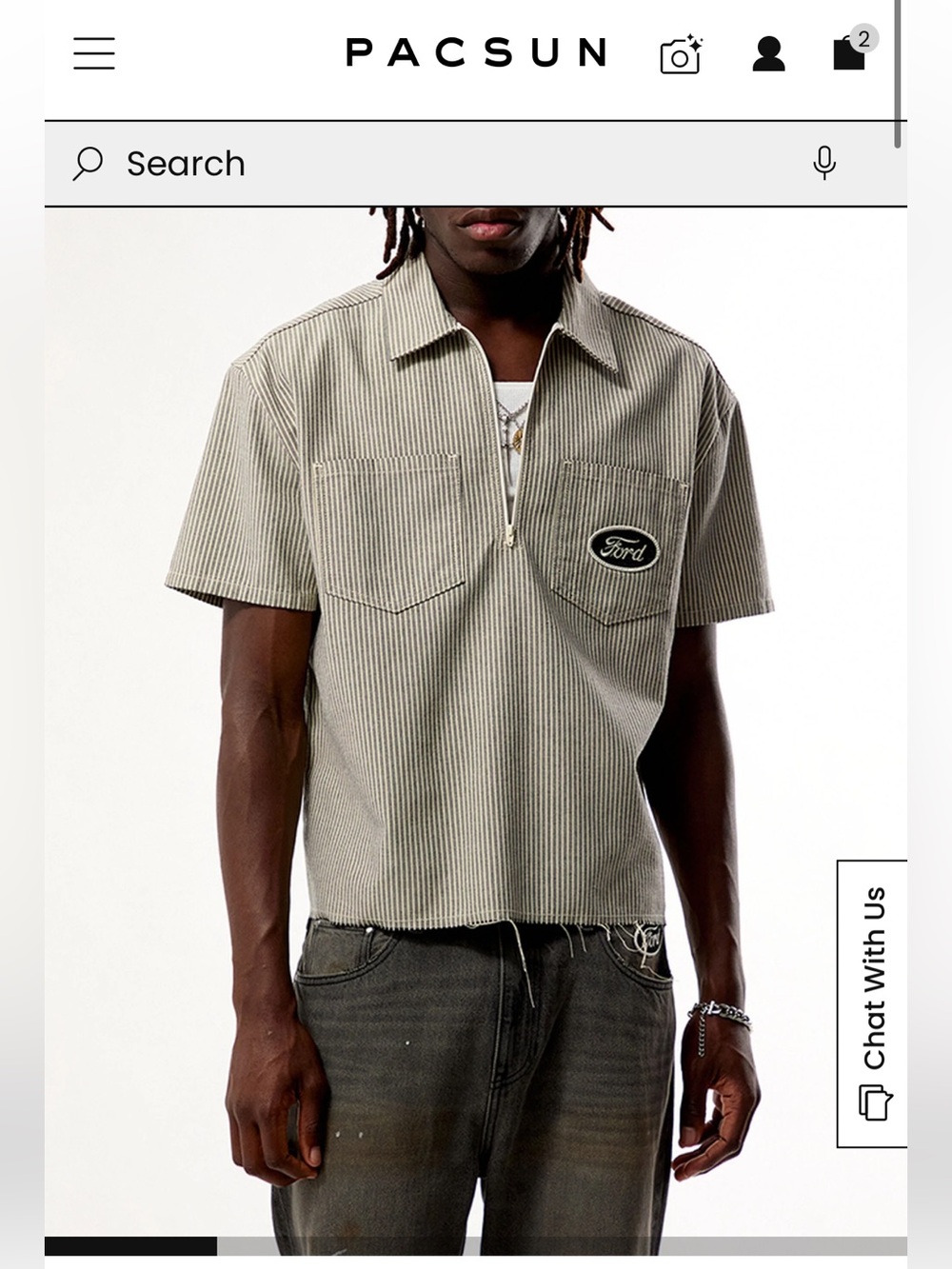 Ford quarter zip shirt